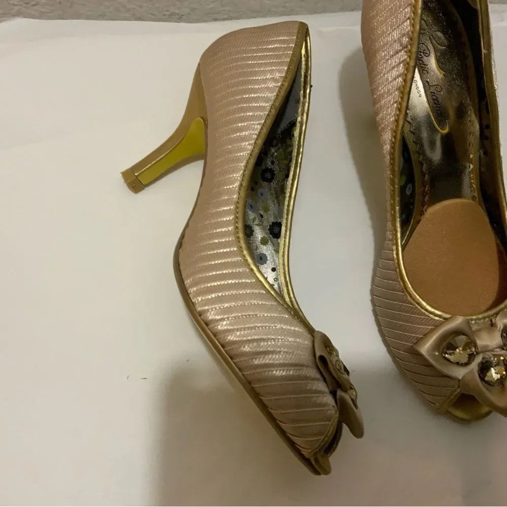 Poetic License Shoes Open-Toe Heels “Girls Best Friend Size 6.5